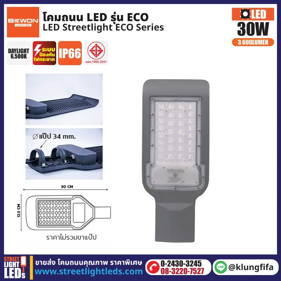Streetlightleds.com โคมถนน LED
